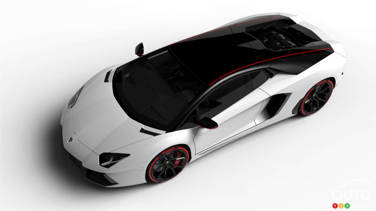 Voici la Lamborghini Aventador LP 700-4 Édition Pirelli